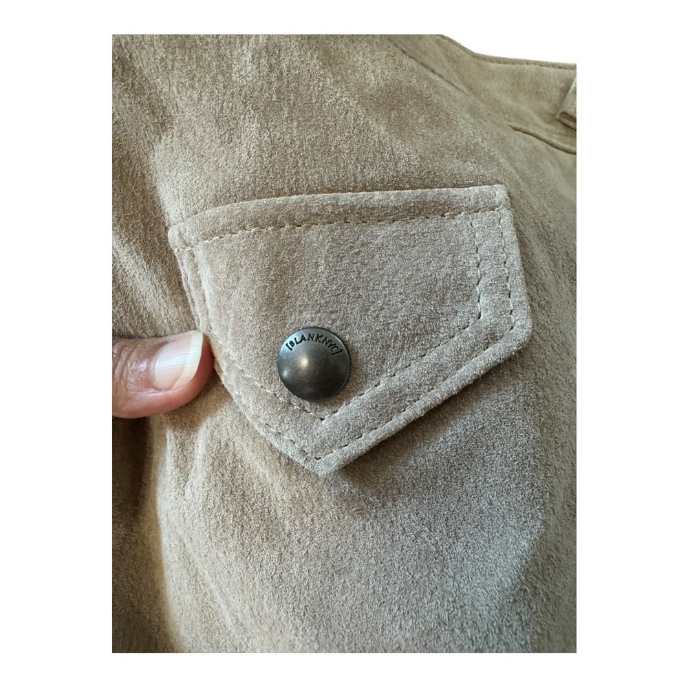 BLANK NYC | NWOT Suede Zippered Mini Skirt in Bare It All, Size 27 - Picture 7 of 15